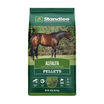 Standlee Premium Alfalfa 1175-30101-0-0 Horse Supplement, Pellet, 40 lb Bag