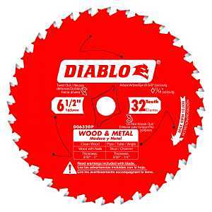 SAW BLADE CARBIDE 32T 6-1/2IN 