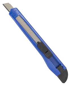 KNIFE UTIL SNAP-OFF PLSTC .9MM