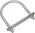 BOLT U W/NUT ZN 3/8X3.5X5.25IN