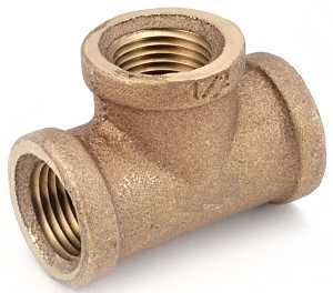 TEE BRASS 1/8FPT              