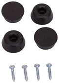 BUMPER SCREW RUBBER 7/8IN BLK 
