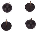 LEG TIP RUBBER NAIL 1/2IN BLK 