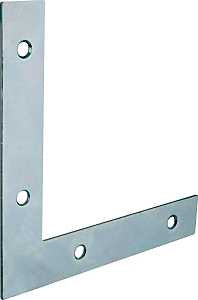BRACE CORNER FLT STL 4-5/8 ZNC