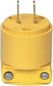 PLUG STRT BLD 2P YEL 15A 125V 
