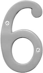 NUMBER HOUSE 6 SB 4IN SAT NKL 