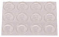 BUMPER DISK CLR SELFSTIK 1/2IN