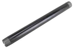 PIPE NIPPLE BLACK 1-1/4X18    