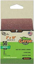 3X18IN 50GRIT ALUM OX BELT 2PK