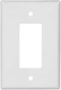 WALLPLATE 1 GANG OVRSZ WHITE  