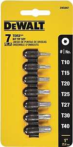 BIT INSERT TORX SET 7PC       