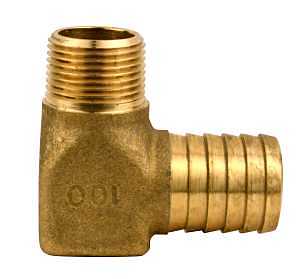 HYDRANT ELBOW BRASS 3/4 X 1IN 