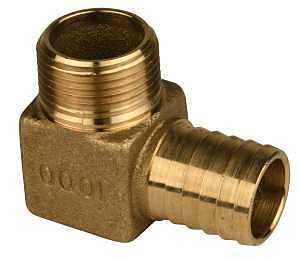 HYDRANT ELBOW BRASS 1 X 1IN   