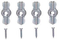 TURN BUTTON FULL 1-3/4IN ZINC 