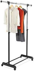 RACK GARMENT EXPAND CHRM/BLK  