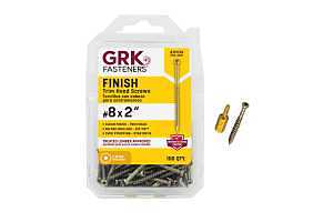 SCREW FIN/TRIM 8X2IN          