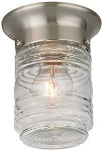 LIGHT PORCH FLUSHMOUNT BRS NIC