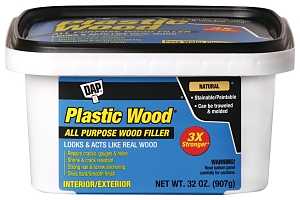 FILLER WOOD PLASTIC NAT 32OZ  