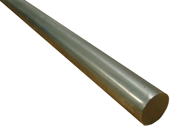 K & S 7144 Decorative Metal Rod, 3/8 in Dia, 36 in L, Stainless Steel, 303 Grade