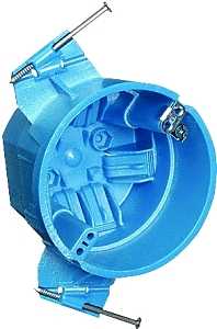 BOX CEIL PVC W/LUG RD NEW 25CU