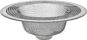 STRAINER KITCHEN MESH SS 4-1/2