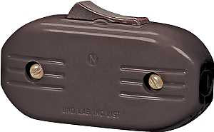 SWITCH INLINE BROWN 3A 120V   