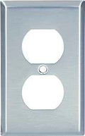 WALLPLATE 1 GANG DPX SS 1/PK  