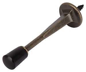 DOOR STOP CAST 3-1/8IN ANT BRS