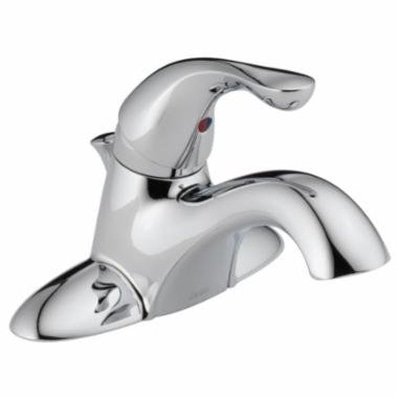 Delta Classic Series 520-MPU-DST Center Set Bathroom Faucet, 1.2 gpm, 1-Faucet Handle, 3-Faucet Hole, Zinc