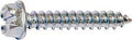 SCRW TAP SLT HEX ZN SLOT 6X1/2