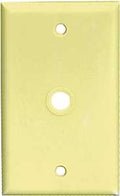 WALL PLATE TV/COAXIAL 1G IVORY