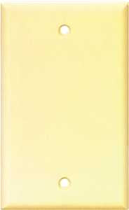 WALL PLATE BLANK 1G IVORY 1PK 