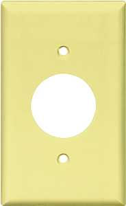WALL PLATE SINGLE 1GANG IVORY 