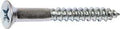 SCREW WOOD PH ZINC 12X1-1/4   