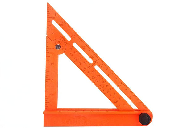 Swanson TOSB01 5-in-1 Folding Square, 1/8 in Graduation, ABS Composite, 10-1/4 in L, 2-1/4 in W