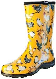 BOOT RAIN/GARD WOMEN YELO SZ 8
