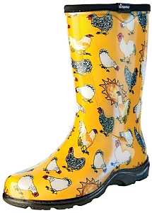BOOT RAIN/GARD WOMEN YELO SZ10