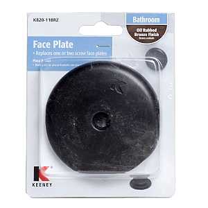 PLATE FACE UNIV OIL RUBBED BRZ