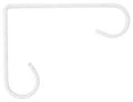 BRACKET PLANT WHITE SCROLL 4IN