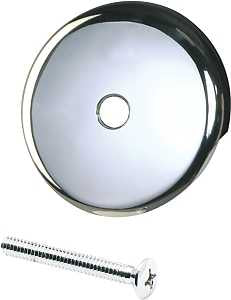 FACEPLATE BATH DRAIN CHROME   