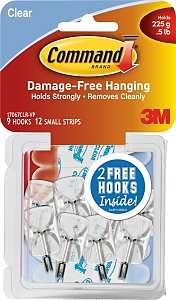 HOOK WIRE ADH VP SMALL CLEAR  