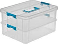 TRAY ORGNZR STACK/CARRY 2 CLR 