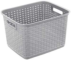 BASKET TALL WEAVE CEMENT      