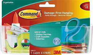 ORGANIZER CADDY LARGE CLEAR   