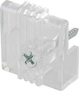 HOLDER MIRROR PLSTC 1/4IN CLR 