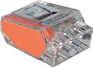 CONNECTOR WIRE 3-PORT ORANGE  