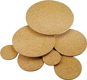 MAT CORK 4IN                  