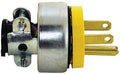 PLUG 3WIRE ARMORED YEL 15A    