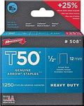 STAPLE T50 1250PK 1/2IN       