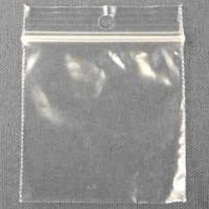 BAG PLASTIC W HANG HOLE 2X3IN 